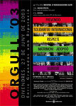 Cartel del Orgullo GLTB Barcelona 2003