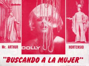 PROGRAMA DE MANO DEL GAMBRINUS A ANUNCIANDO EL DEBUT DE DOLLA VAN DOLL