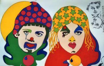 CARLA ANTONELLI �de ni�o a mujer� oleo realizado por Pierrot